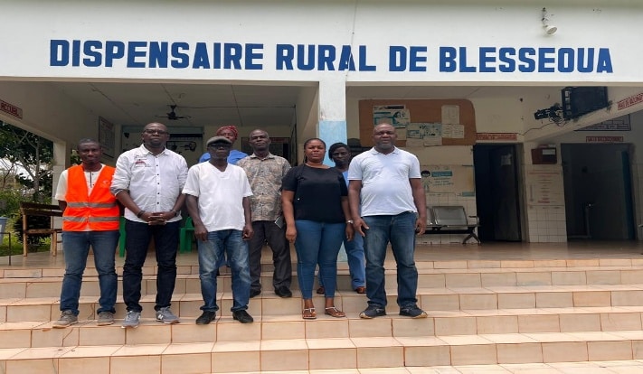 Mission d’analyse situationnelle dans les localités de M’Batto et Grand-Zattry : étape du Dispensaire Rural de 
BLESSOUA